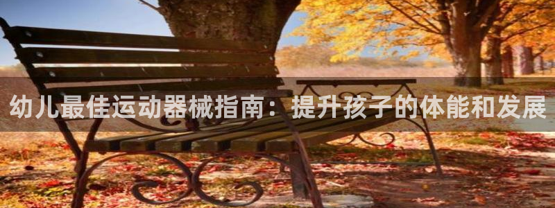 凯时kb88官方：幼儿最佳运动器械指南：提升孩子的体