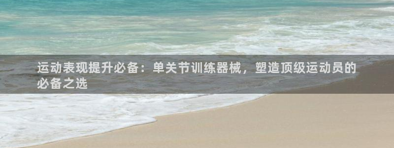 凯时kb88公司简介：运动表现提升必备：单关节训练器