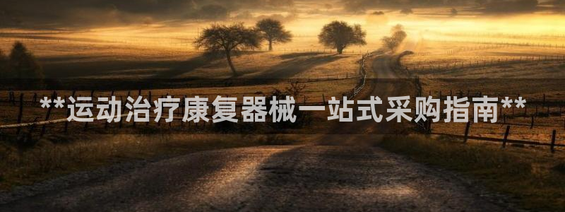 尊龙凯时官网正规吗：**运动治疗康复器械一站式采购指