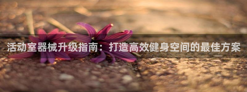 agz6尊龙凯时集团：活动室器械升级指南：打造高效健
