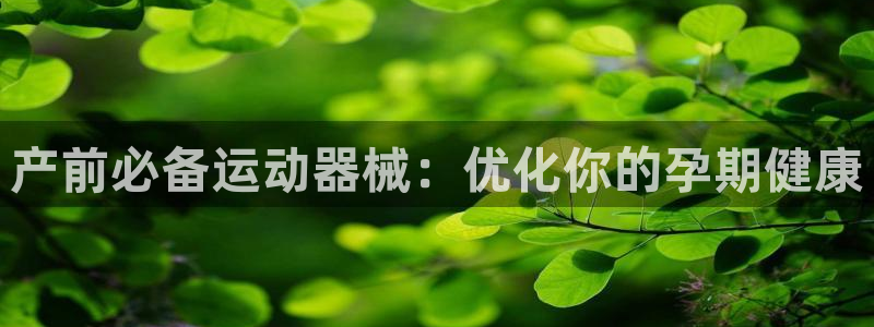 尊龙凯时为什么输了钱：产前必备运动器械：优化你的孕期