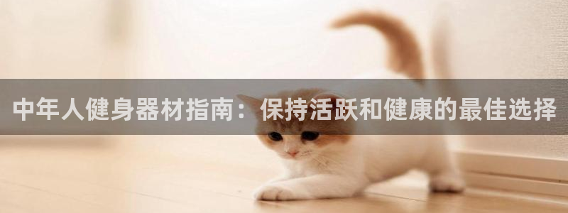尊龙凯时干什么的：中年人健身器材指南：保持活跃和健康
