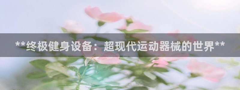 尊龙服饰品牌介绍：**终极健身设备：超现代运动器械的