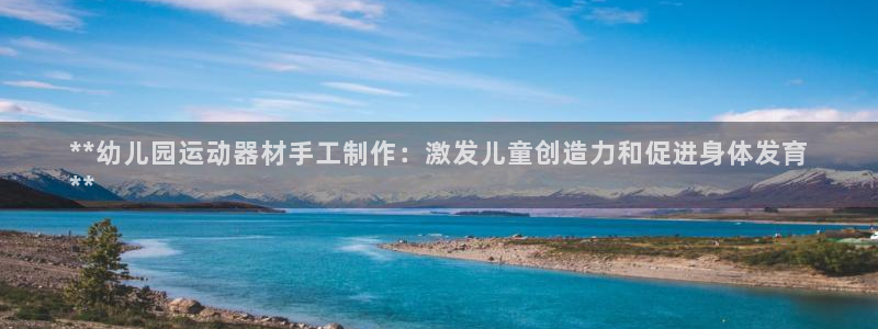 尊龙人生就是博官网登录手机：**幼儿园运动器材手工制