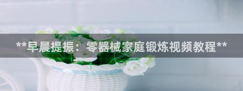尊龙d88现金可来就送38：**早晨提振：零器械家庭锻炼视频